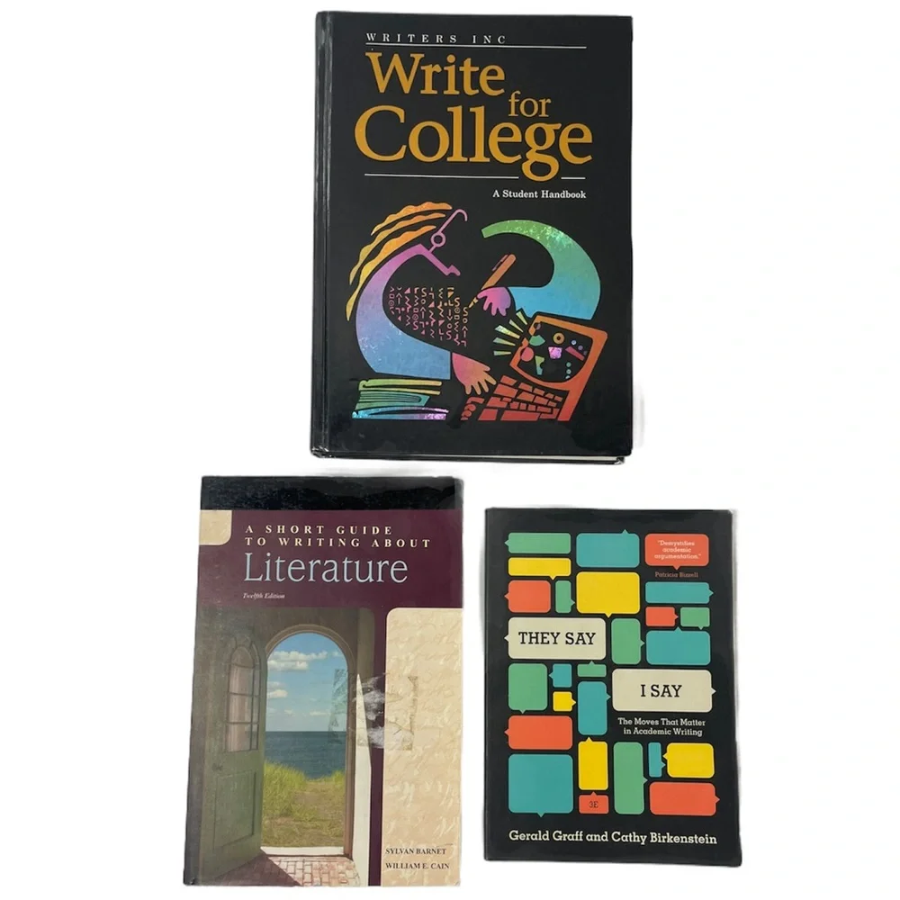 College Writing Book Bundle They Say I Say Write For College Lit Guide / Office